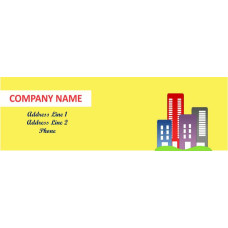 Yellow Build Return Address Lable